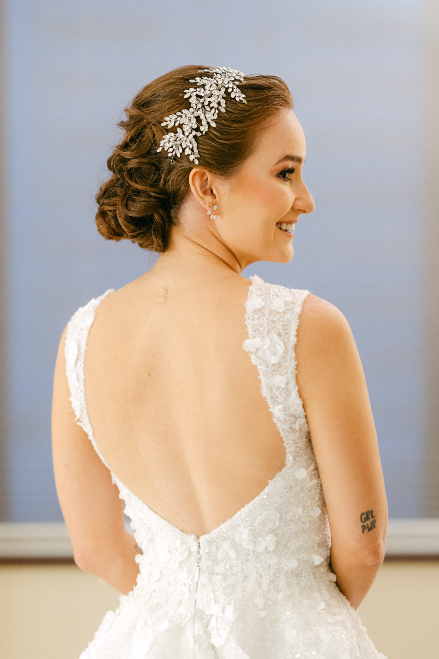 Yusself peinado de novia